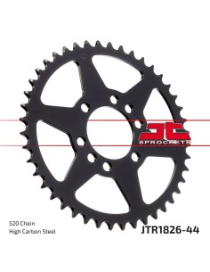 corona moto jt sprockets de acero de 44 dientes jtr1826 44