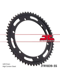 corona moto jt sprockets de acero de 55 dientes jtr1839 55