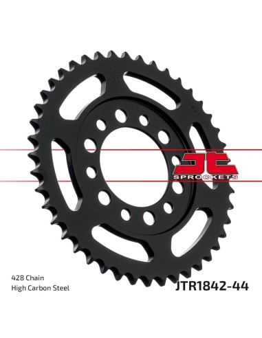 corona moto jt sprockets de acero de 44 dientes jtr1842 44