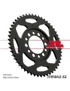 corona moto jt sprockets de acero de 52 dientes jtr1842 52
