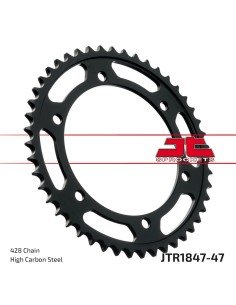 corona moto jt sprockets de acero de 47 dientes jtr1847 47