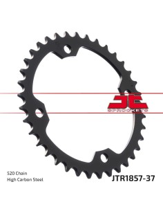 corona moto jt sprockets de acero de 37 dientes jtr1857 37