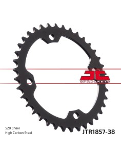 corona moto jt sprockets de acero de 38 dientes jtr1857 38