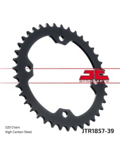corona moto jt sprockets de acero de 39 dientes jtr1857 39