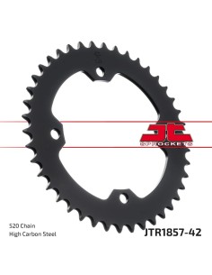 corona moto jt sprockets de acero de 42 dientes jtr1857 42