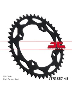 corona moto jt sprockets de acero de 45 dientes jtr1857 45