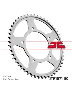 corona moto jt sprockets de acero de 50 dientes jtr1871 50