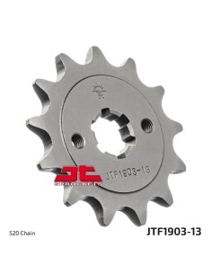 pinon de moto jt sprockets acero 13 dientes p 520 jtf1903 13