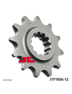 pinon de moto jt sprockets acero 12 dientes p 420 jtf1906 12