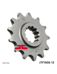 pinon de moto jt sprockets acero 13 dientes p 420 jtf1906 13