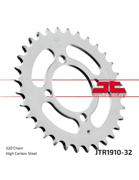 corona moto jt sprockets de acero de 32 dientes jtr1910 32