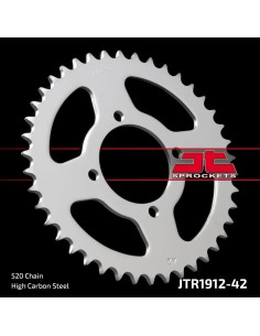 corona moto jt sprockets de acero de 42 dientes jtr1912 42
