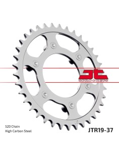 corona moto jt sprockets de acero de 37 dientes jtr19 37