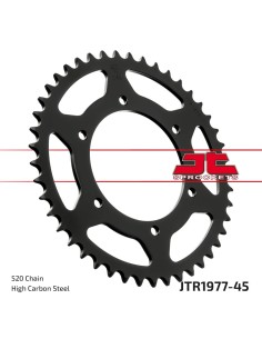 corona moto jt sprockets de acero de 45 dientes jtr1977 45
