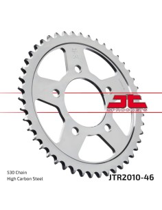 corona moto jt sprockets de acero de 46 dientes jtr2010 46