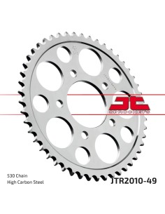 corona moto jt sprockets de acero de 49 dientes jtr2010 49