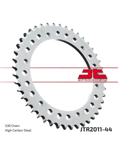 corona moto jt sprockets de acero de 44 dientes jtr2011 44