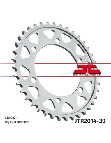 corona moto jt sprockets de acero de 39 dientes jtr2014 39