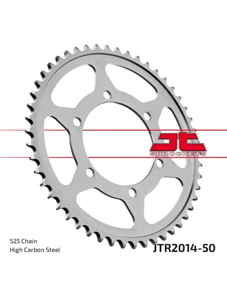 corona moto jt sprockets de acero de 50 dientes jtr2014 50