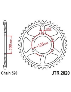corona triumph 660 daytona tiger trident 51th jt sprockets jtr2020 51 2