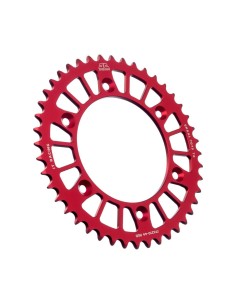 corona moto jt sprockets 44 dientes p 520 aluminio rojo jta210 44red