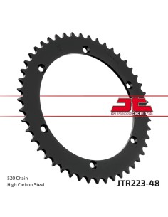 corona moto jt sprockets de acero de 48 dientes jtr223 48