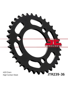 corona moto jt sprockets de acero de 36 dientes jtr239 36