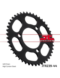 corona moto jt sprockets de acero de 44 dientes jtr239 44