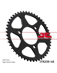 corona moto jt sprockets de acero de 48 dientes jtr239 48