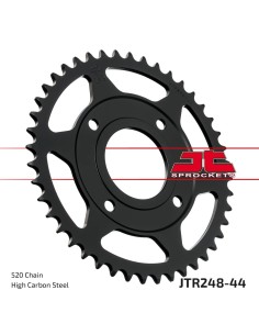 corona moto jt sprockets de acero de 44 dientes jtr248 44