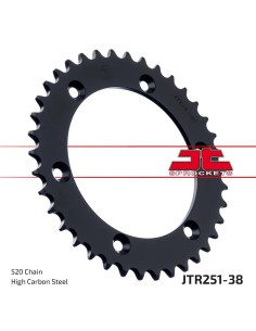 corona moto jt sprockets de acero de 38 dientes jtr251 38