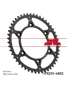corona moto jt sprockets autolimpieza de 48 dientes jtr251 48sc