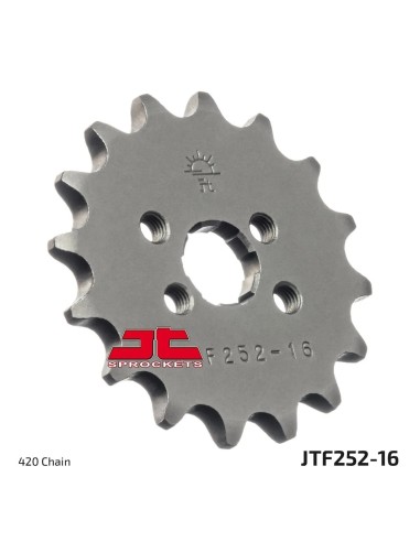 pinon moto jt sprockets acero 16 dientes jtf252 16