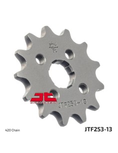 pinon de moto jt sprockets acero 13 dientes p 420 jtf253 13