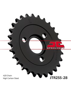 corona moto jt sprockets de acero de 28 dientes jtr255 28