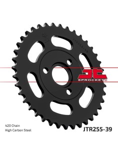 corona moto jt sprockets de acero de 39 dientes jtr255 39