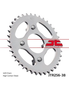 corona moto jt sprockets de acero de 38 dientes jtr256 38