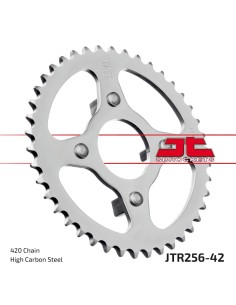 corona moto jt sprockets de acero de 42 dientes jtr256 42