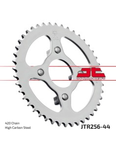 corona moto jt sprockets de acero de 44 dientes jtr256 44