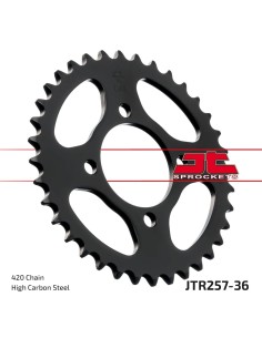 corona moto jt sprockets de acero de 36 dientes jtr257 36