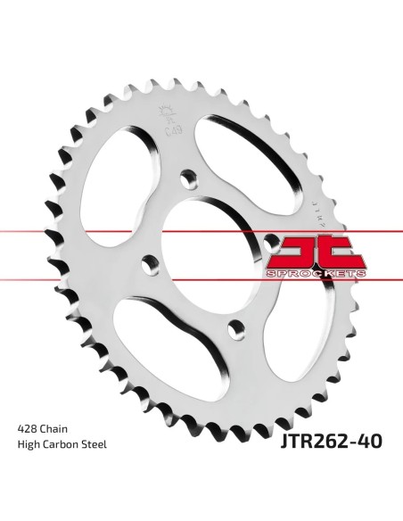 corona moto jt sprockets de acero de 40 dientes jtr262 40