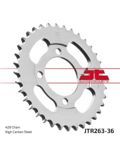 corona moto jt sprockets de acero de 36 dientes jtr263 36