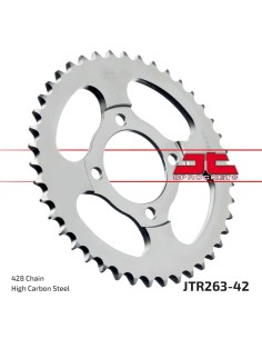 corona moto jt sprockets de acero de 42 dientes jtr263 42