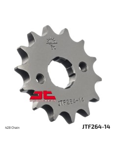pinon de moto jt sprockets acero 14 dientes p 428 jtf264 14