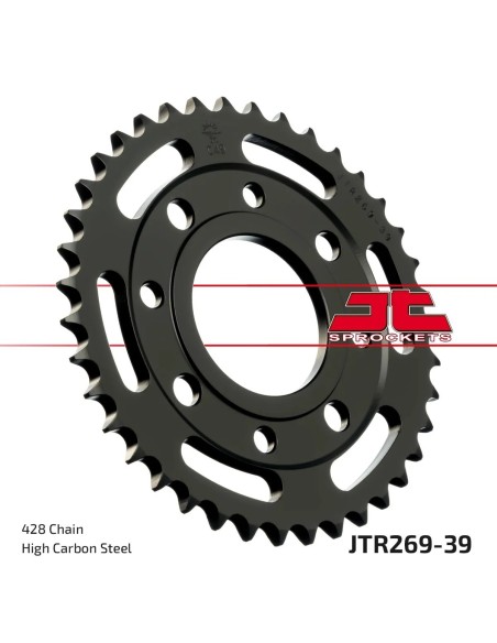 corona moto jt sprockets de acero de 39 dientes jtr269 39