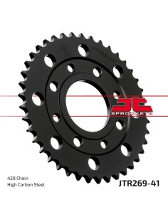 corona moto jt sprockets de acero de 41 dientes jtr269 41