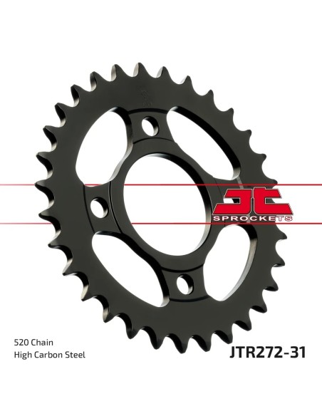 corona moto jt sprockets de acero de 31 dientes jtr272 31