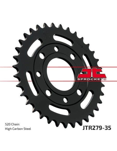 corona moto jt sprockets de acero de 35 dientes jtr279 35