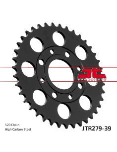 corona moto jt sprockets de acero de 39 dientes jtr279 39