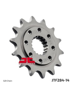 pinon de moto jt sprockets acero 14 dientes p 520 jtf284 14sc